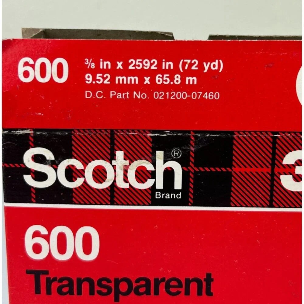 Scotch 3M Transparent Tape VTG 3/8